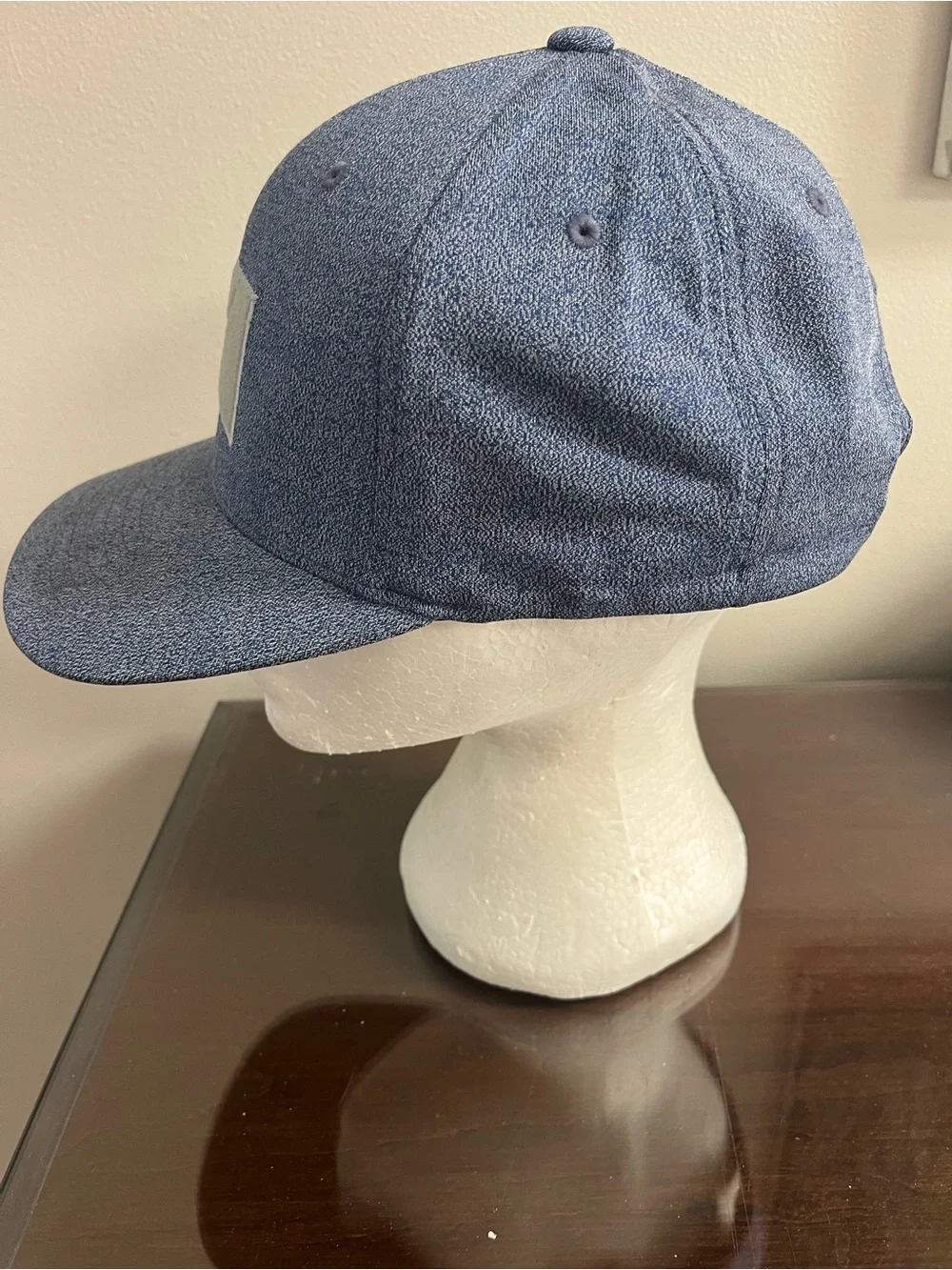 Puma Men’s Heathered Blue Patch Snapback Hat